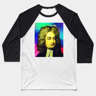 Jonathan Swift Colourful Portrait | Jonathan Swift Artwork 7 Baseball T-Shirt